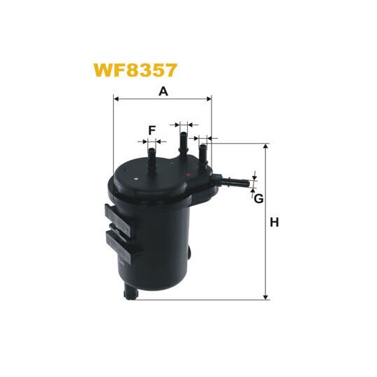 WF8357 - Polttoainesuodatin 