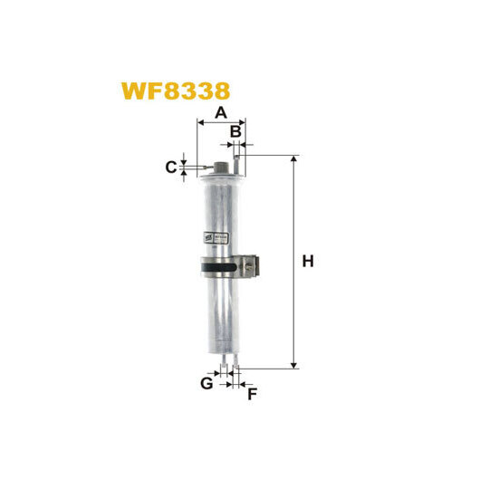 WF8338 - Bränslefilter 