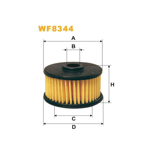 WF8344 - Fuel filter 