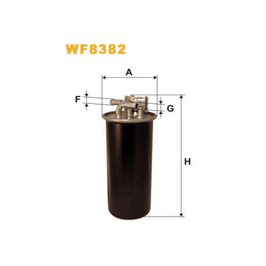 WF8382 - Polttoainesuodatin 