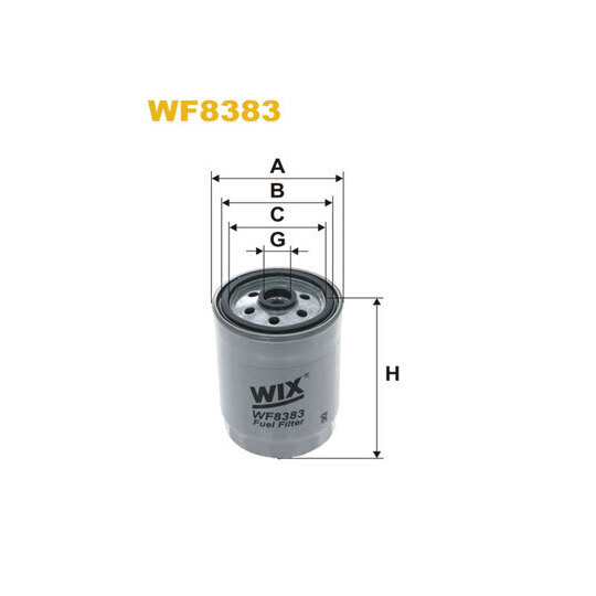WF8383 - Polttoainesuodatin 