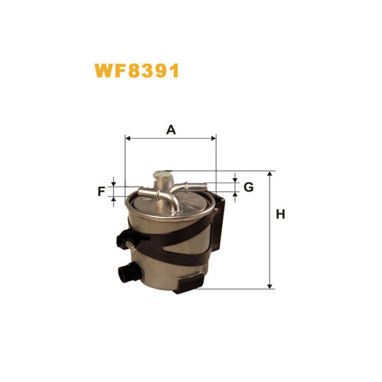 WF8391 - Polttoainesuodatin 