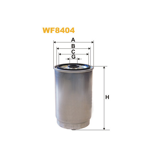 WF8404 - Fuel filter 