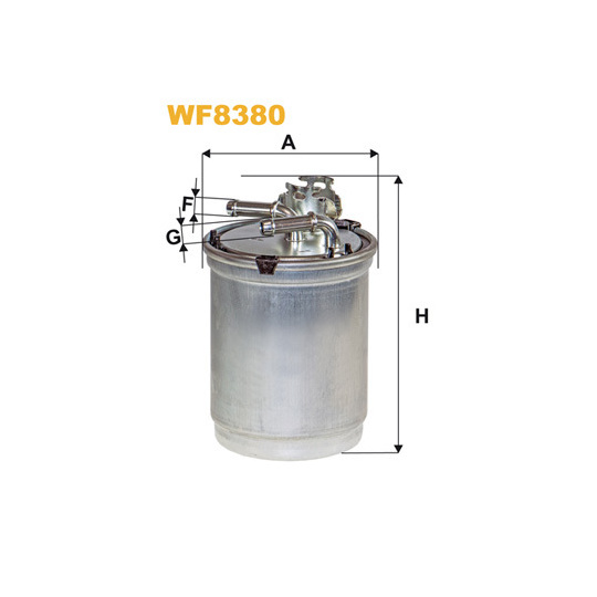 WF8380 - Fuel filter 