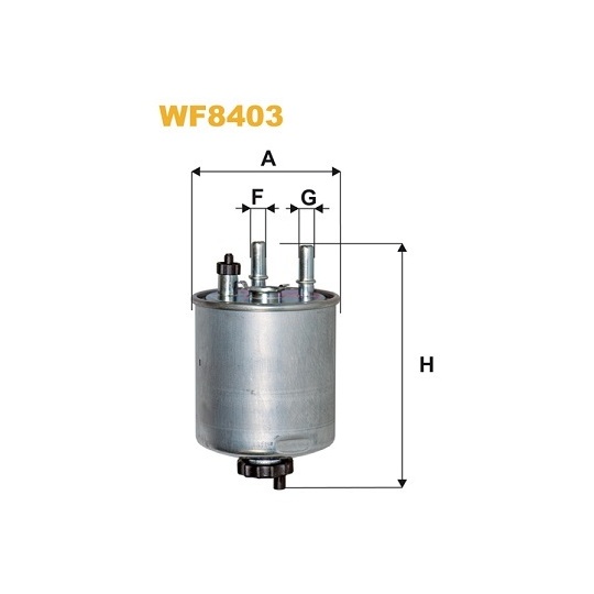 WF8403 - Kütusefilter 