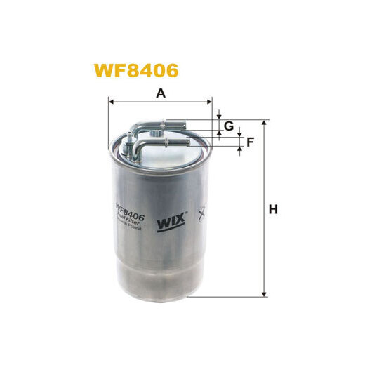 WF8406 - Polttoainesuodatin 