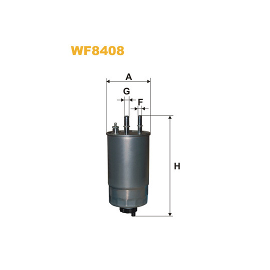 WF8408 - Kütusefilter 