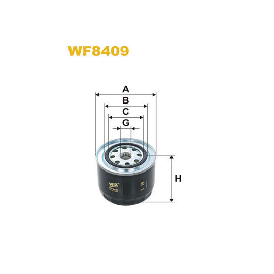 WF8409 - Polttoainesuodatin 
