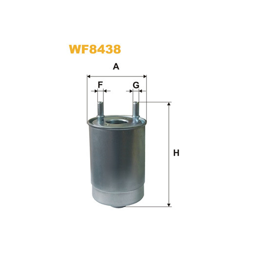 WF8438 - Polttoainesuodatin 