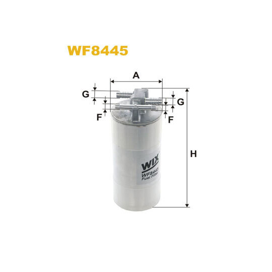 WF8445 - Polttoainesuodatin 