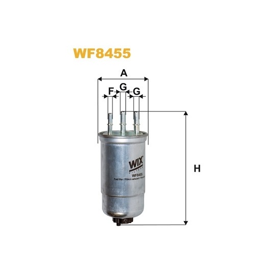 WF8455 - Kütusefilter 