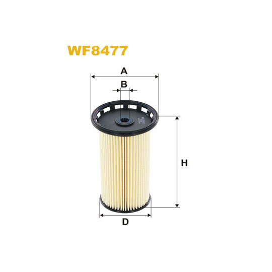 WF8477 - Polttoainesuodatin 