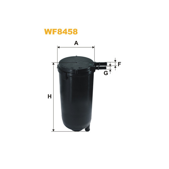 WF8458 - Bränslefilter 