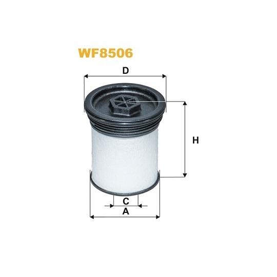 WF8506 - Polttoainesuodatin 