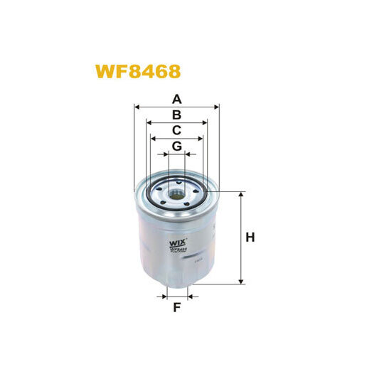 WF8468 - Fuel filter 