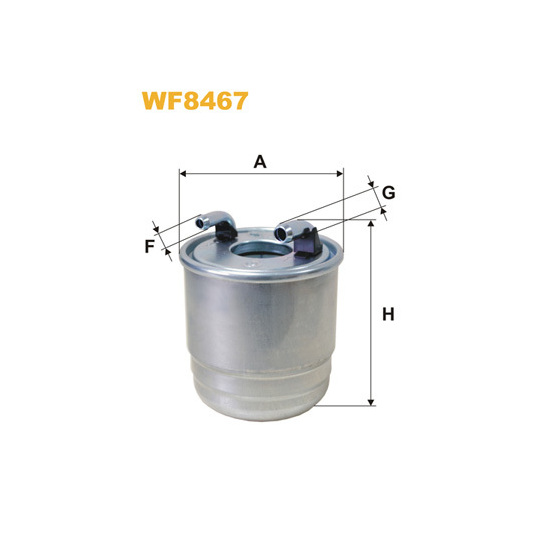 WF8467 - Polttoainesuodatin 