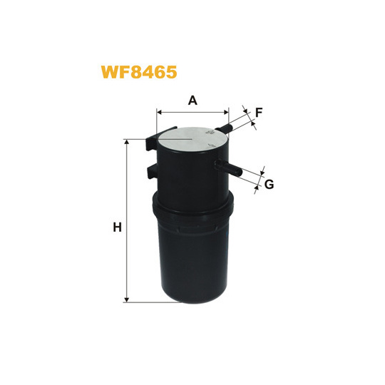 WF8465 - Polttoainesuodatin 