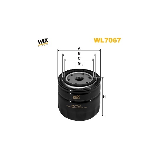 WL7067 - Oil filter 