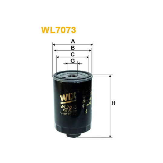 WL7073 - Oil filter 