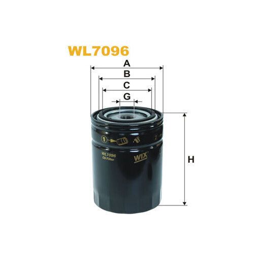 WL7096 - Oil filter 