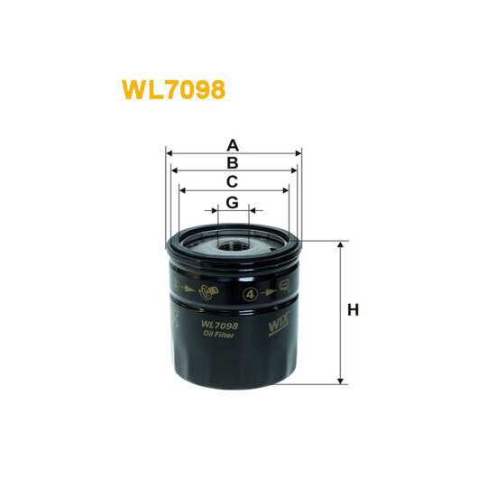 WL7098 - Oil filter 