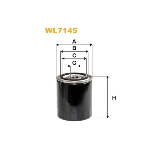WL7145 - Oil filter 