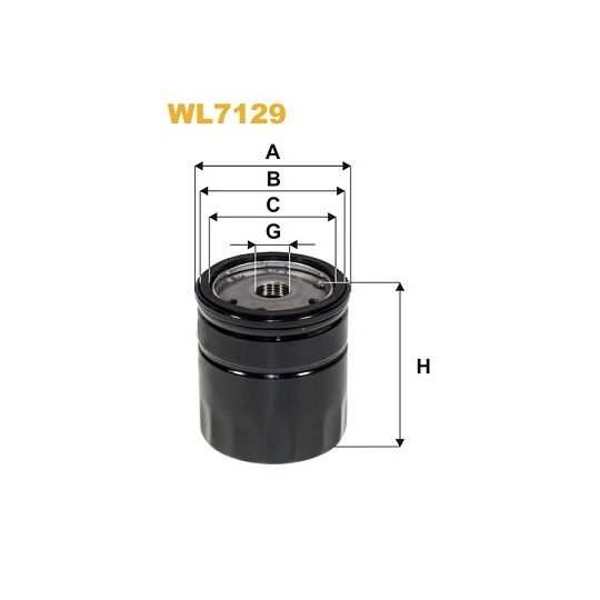 WL7129 - Oil filter 