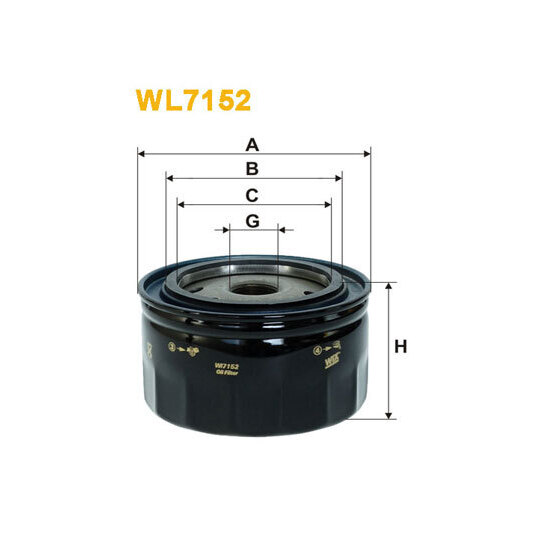WL7152 - Oil filter 
