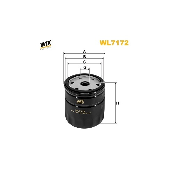 WL7172 - Oil filter 
