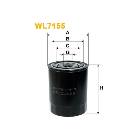 WL7155 - Oil filter 