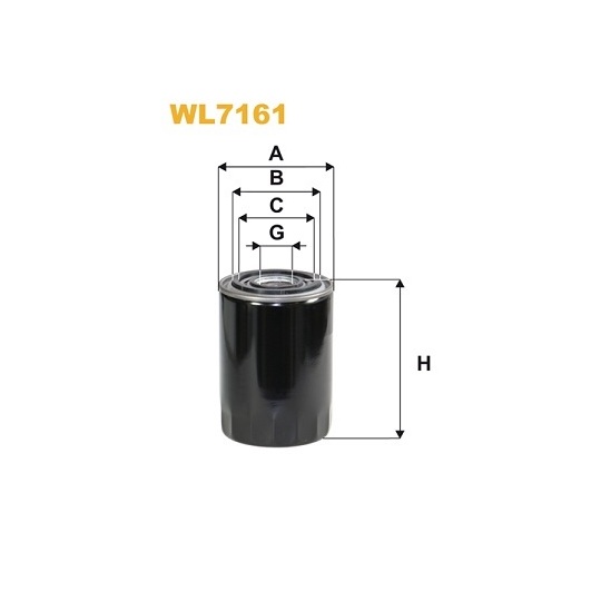 WL7161 - Oil filter 