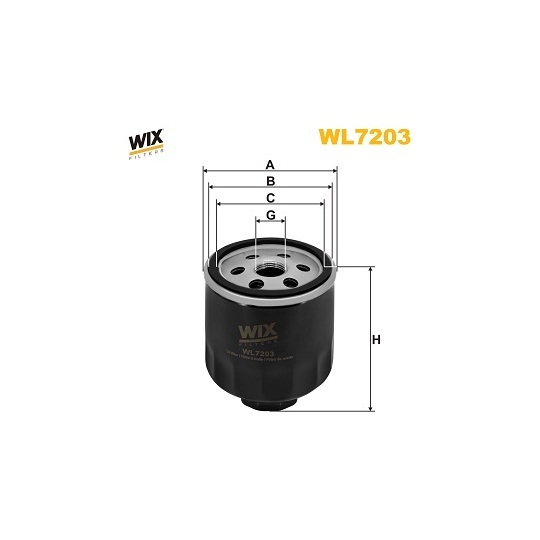 WL7203 - Oil filter 