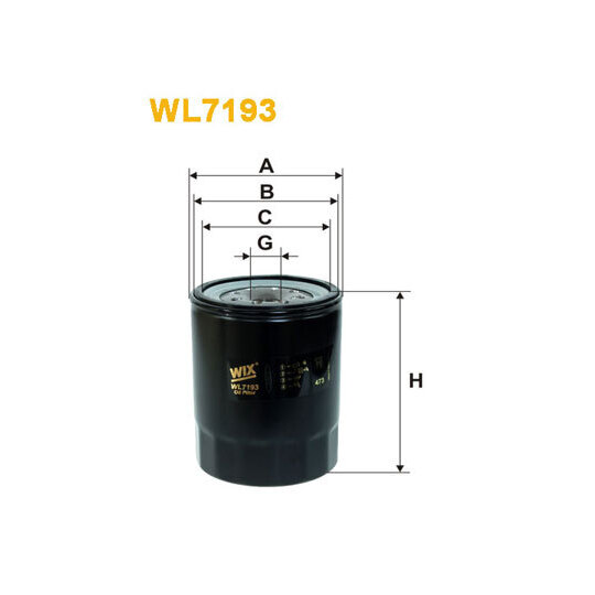 WL7193 - Oil filter 