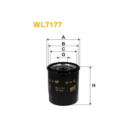 WL7177 - Oil filter 