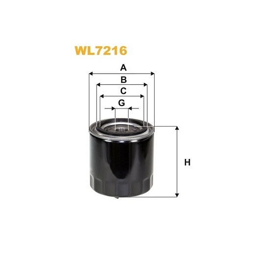 WL7216 - Oil filter 