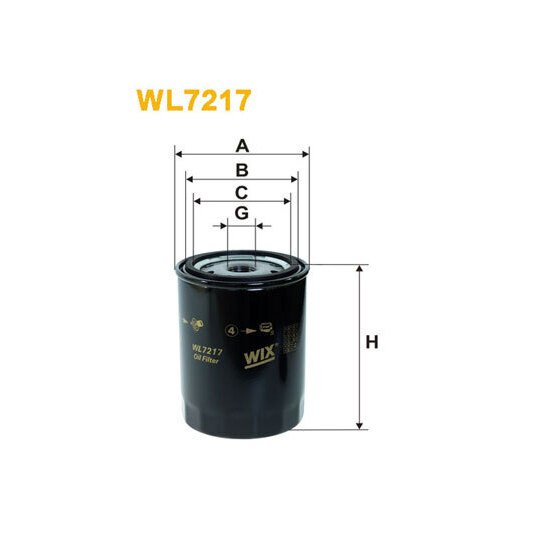 WL7217 - Oil filter 