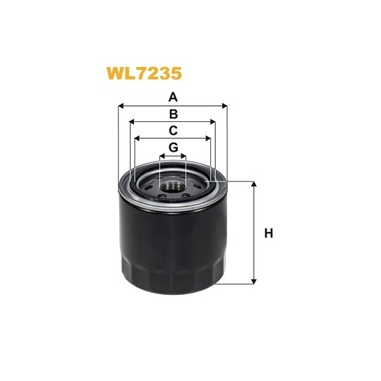 WL7235 - Oil filter 
