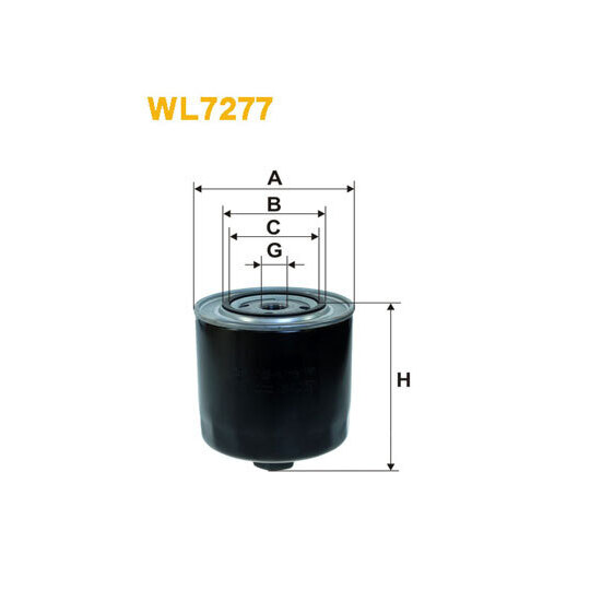 WL7277 - Oil filter 