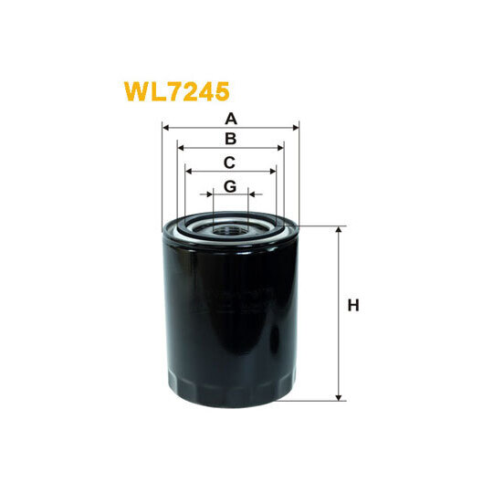 WL7245 - Oil filter 