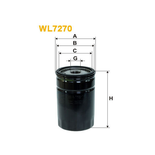 WL7270 - Oil filter 