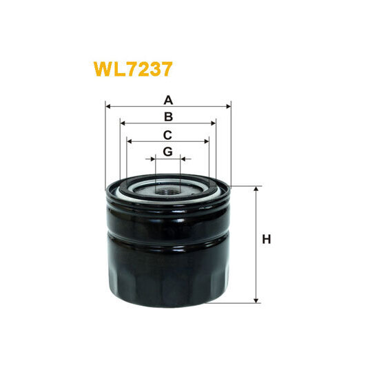WL7237 - Oil filter 