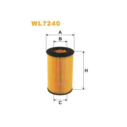 WL7240 - Oil filter 