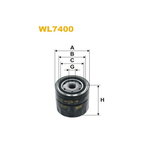 WL7400 - Oil filter 