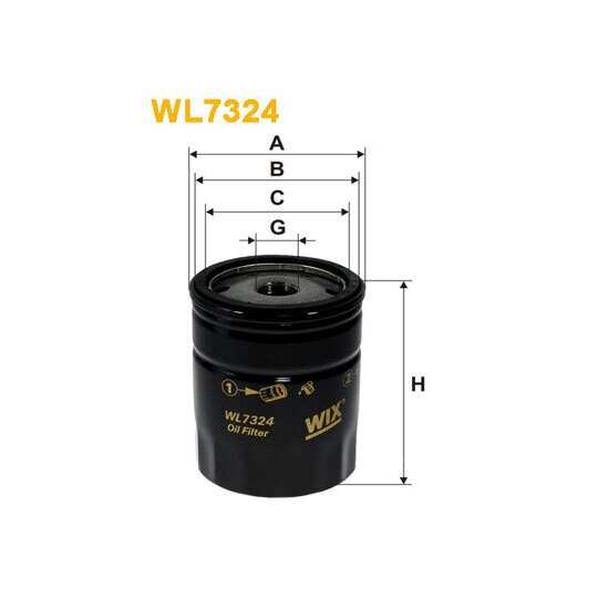 WL7324 - Oil filter 