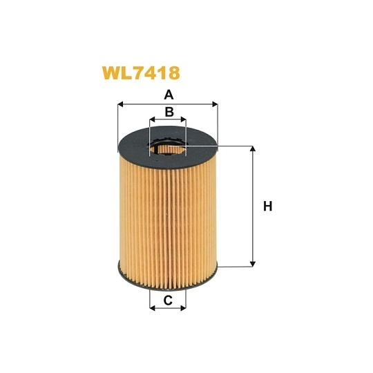WL7418 - Oil filter 