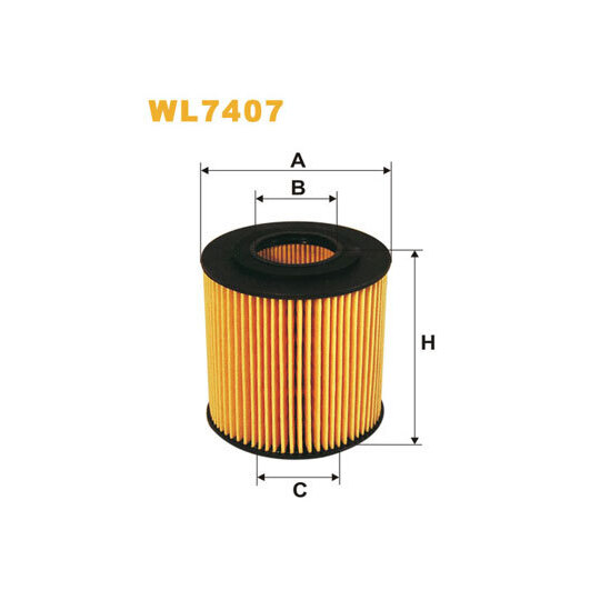 WL7407 - Oil filter 