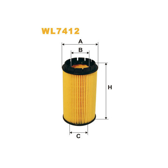 WL7412 - Oil filter 