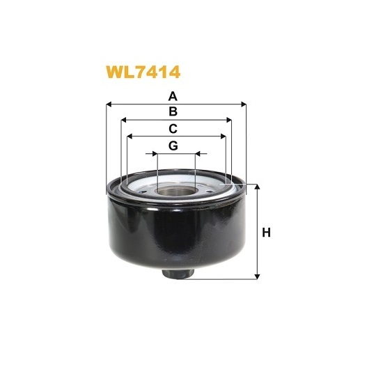 WL7414 - Oil filter 