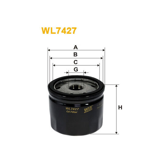 WL7427 - Oil filter 