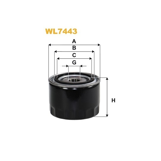 WL7443 - Oil filter 